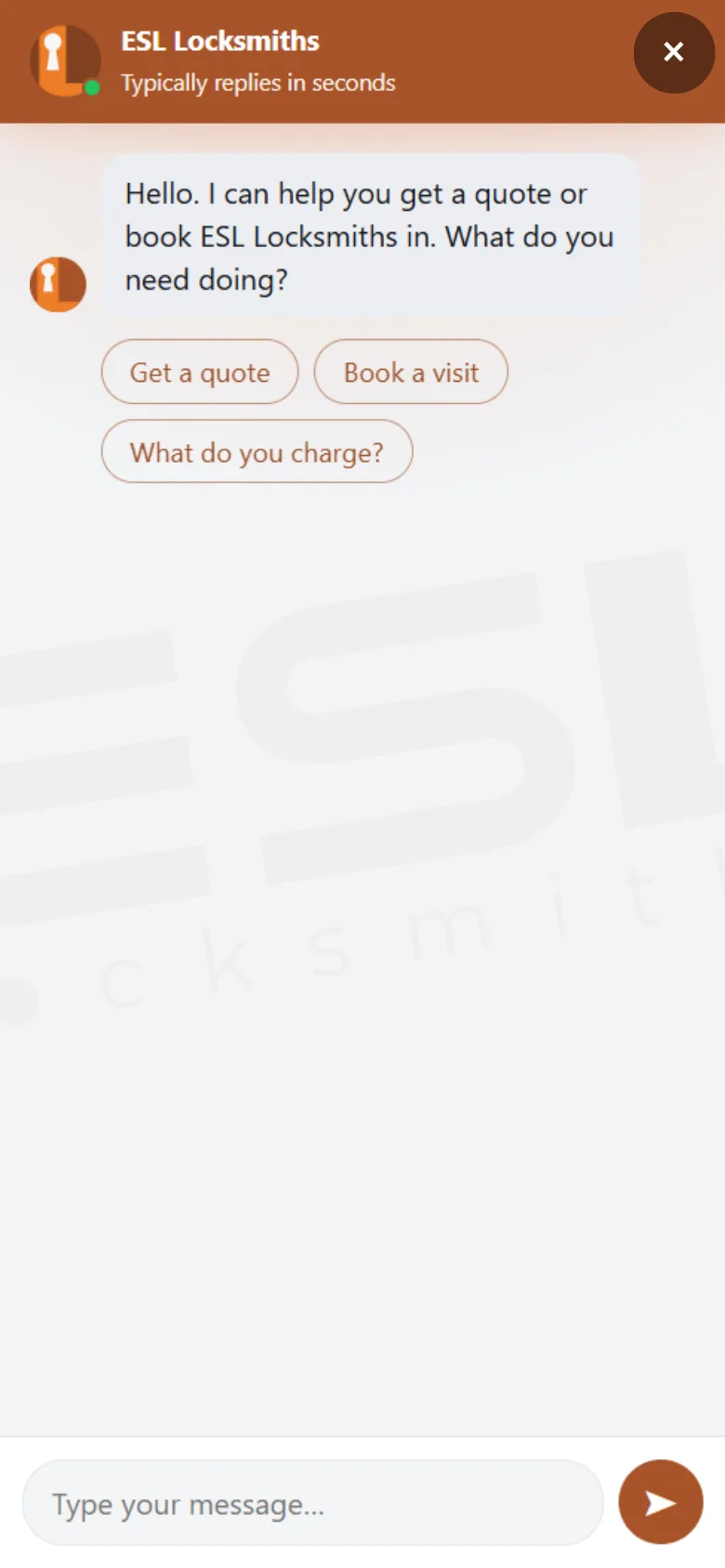 ESL Locksmiths on a phone: An answer at 2am